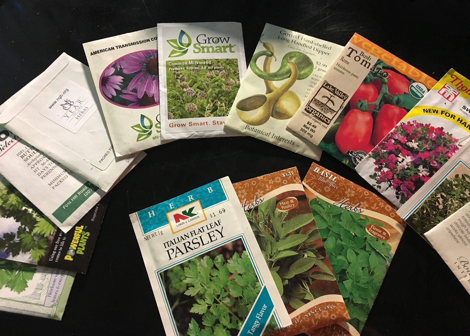 Seed packet photo